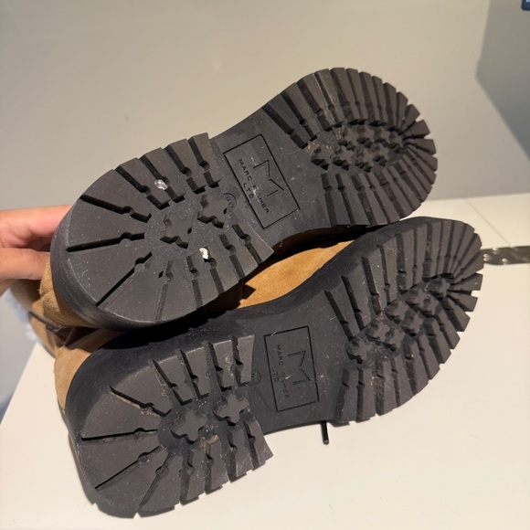 Marc Fisher LTD Lug Sole Brown Suede Boots - Picture 11 of 16